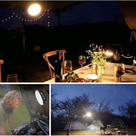 Аккумуляторный кемпинговый фонарь с магнитом  оптом-4