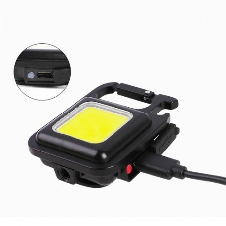 Фонарь светодиодный COB Rechargeable Keychain Light  оптом-7