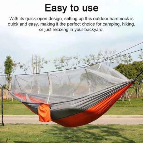 Подвесной Гамак нейлон,140х260 см, с москитной сеткой на 2 человека  оптом-6