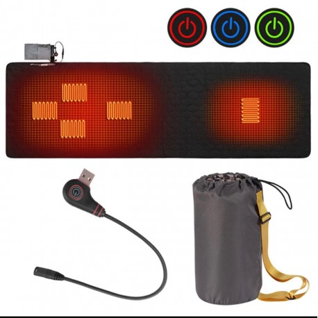 Туристический всесезонный напольный коврик с USB подогревом  оптом-1