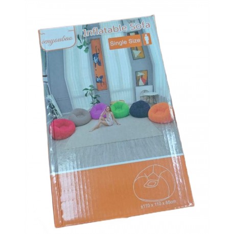 Надувной ленивый кресло-диван INSTABLE SOFA 103 х 60 см-7