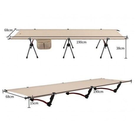 Кровать для кемпинга, складная, для отдыха на природе  оптом-2