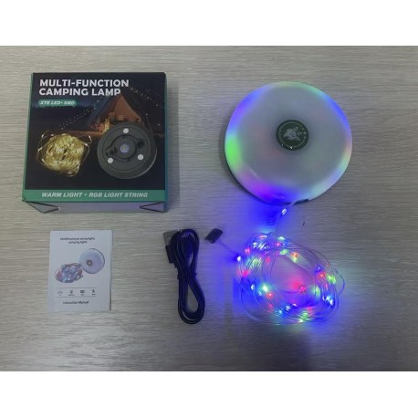 Светодиодная лента MULTI-FUNCTION CAMPING LAMP XTE LED+ SMD для кемпинга цветная оптом-3