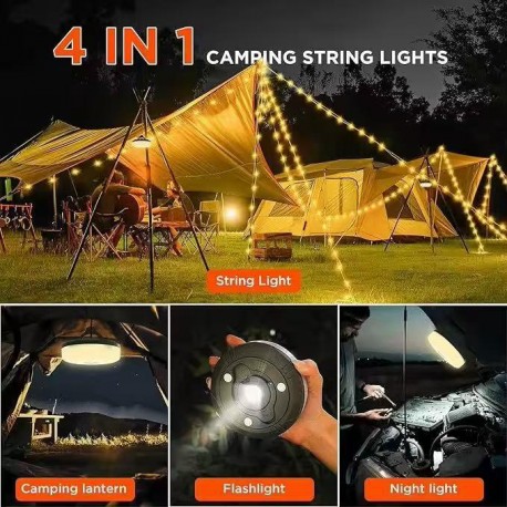 Светодиодная лента MULTI-FUNCTION CAMPING LAMP Xteleo-SMD 4 в 1 для кемпинга желтая оптом-4
