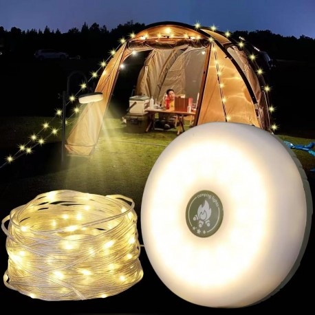 Светодиодная лента MULTI-FUNCTION CAMPING LAMP Xteleo-SMD 4 в 1 для кемпинга желтая оптом-3