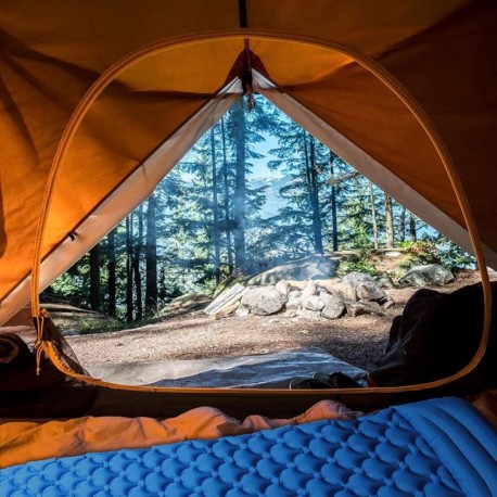 Легкий надувной матрас для кемпинга  оптом-5