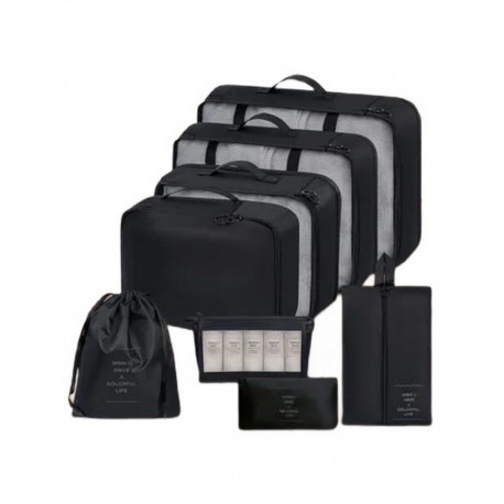 Набор органайзеров для чемодана, путешествий комплект 8 штук-1