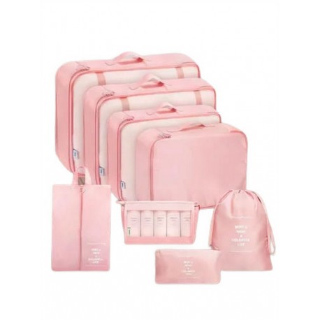 Набор органайзеров для чемодана, путешествий комплект 8 штук-3