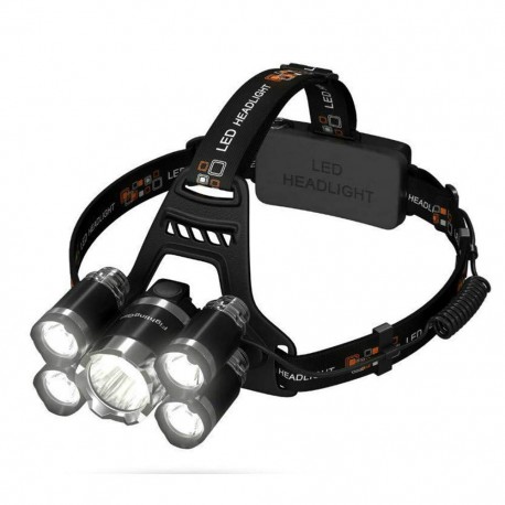 Налобный фонарь High power Headlamp 5*Cree T6  оптом-1