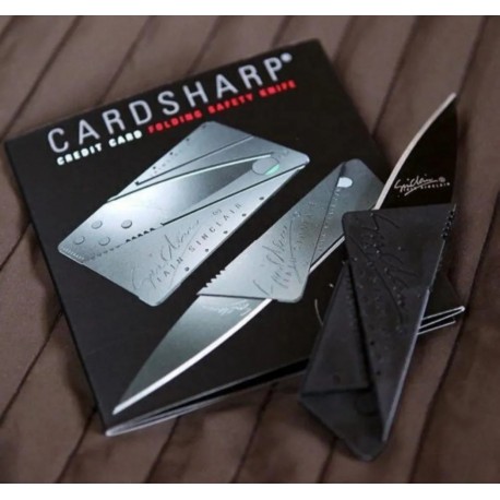 Нож-кредитка карманный складной из нержавеющей стали, длина 15 см  оптом-5