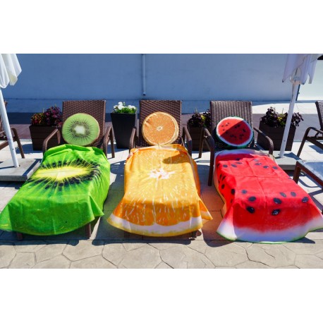 Пляжное покрывало Beach Towel Апельсин  оптом-3