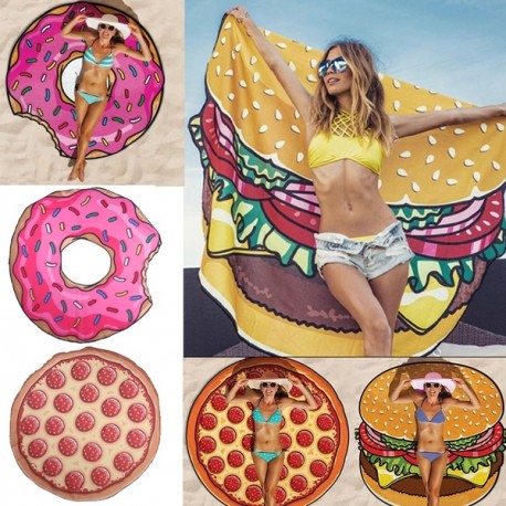 Пляжное покрывало Beach Towel Бургер  оптом-1