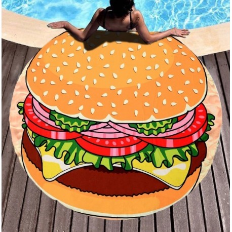 Пляжное покрывало Beach Towel Бургер  оптом-2