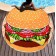 Пляжное покрывало Beach Towel Бургер  оптом