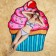 Пляжное покрывало Beach Towel Мороженое  оптом
