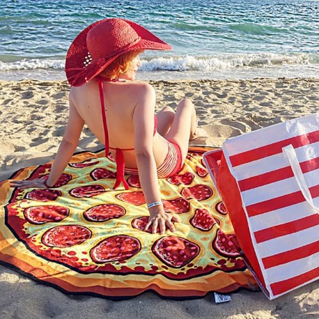 Пляжное покрывало Beach Towel Пицца  оптом-4