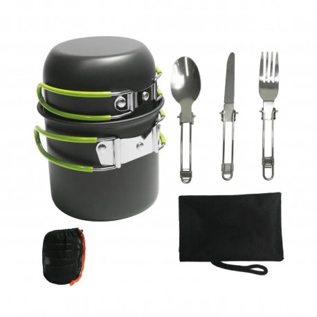 Набор туристической посуды для отдыха на открытом воздухе DS-101