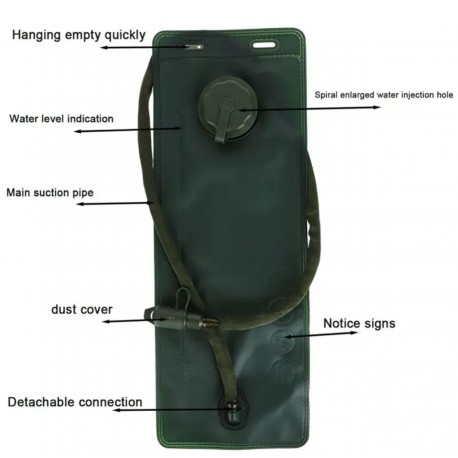 Сумка-Гидратор для воды Water Bag, тактическая 3 л  оптом-4