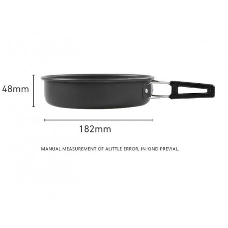 Туристический набор многофункциональной посуды для кемпинга COOKING SET OUTOF-DOORS DS-300  оптом-4