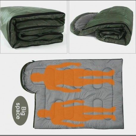 Спальный мешок-одеяло для туризма и кемпинга, 215 см-5
