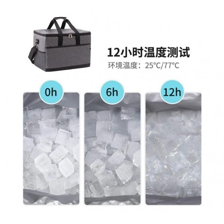 Переносная Сумка холодильник  для отдыха 42 х 31 х 28 см-3