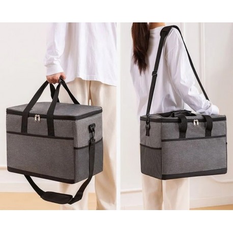 Переносная Сумка холодильник  для отдыха 42 х 31 х 28 см-4