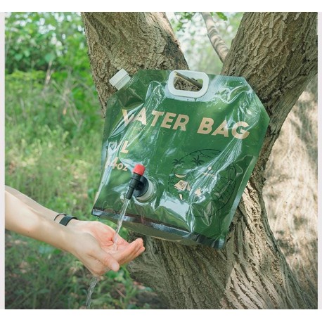 Портативная уличная складная сумка-рукомойник для туризма и дачи 7,9 л-7