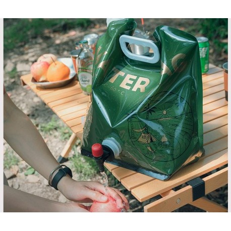 Портативная уличная складная сумка-рукомойник для туризма и дачи 7,9 л-5