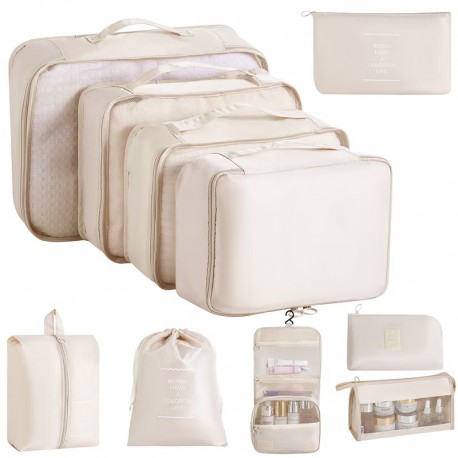 Набор органайзеров для чемодана, путешествий комплект 10 штук-3