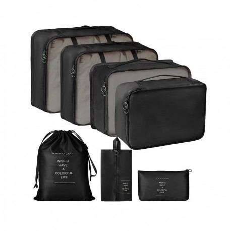 Набор органайзеров для чемодана, путешествий комплект 7 штук  оптом