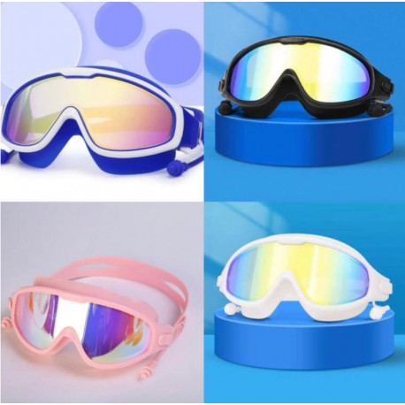 Очки-полумаска для плавания с берушами  оптом-1