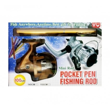 Удочка ручка с катушкой Pocket Pen Fishing Rod  оптом-8