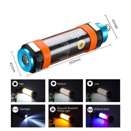 Водонепроницаемый походный светодиодный фонарь-лампа PowerLite  оптом-5