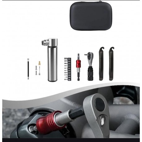 Набор инструментов с трещоточным ключом для велосипеда-4