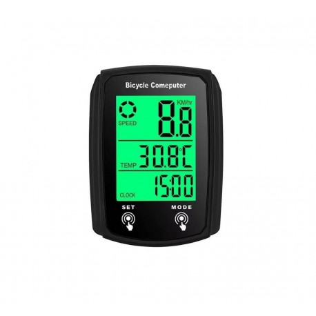 Проводной велокомпьютер Bicycle Computer 668 с LED подсветкой-1