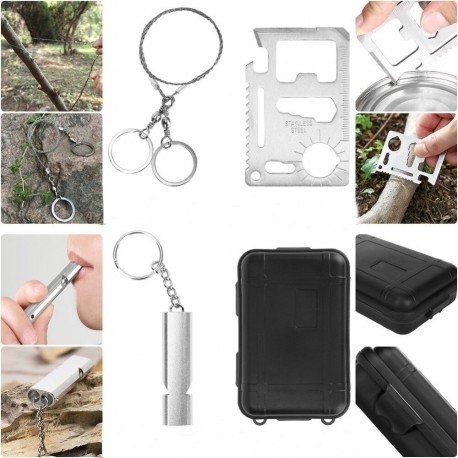 Универсальный набор для выживания 11 в 1  оптом-6