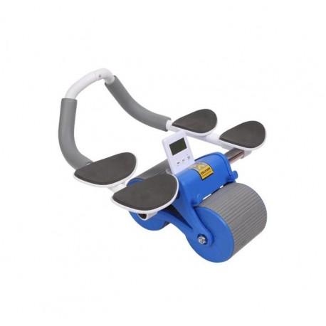 Двухколесный тренажер-ролик для пресса с возвратным механизмом и таймером  оптом