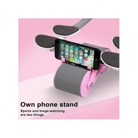 Двухколесный тренажер-ролик для пресса с возвратным механизмом и таймером  оптом-5