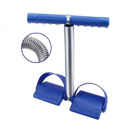 Пружинный тренажер эспандер с упорами для ног  оптом-3