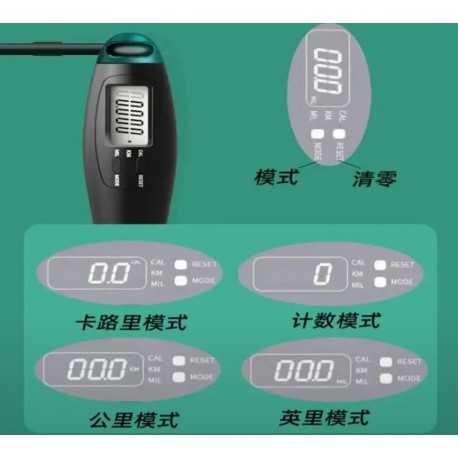 Скакалка беспроводная со счетчиком  оптом-5