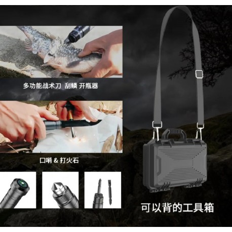 Многофункциональная лопата-топор из углеродистой стали для похода-2