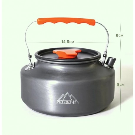 Набор походной посуды 3 в 1 с крышками, складные ручки-3