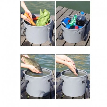 Складное ведро для рыбалки 10 л-3
