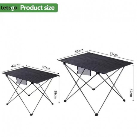 Складной туристический стол для отдыха и рыбалки 57 х 42 х 38 см-2