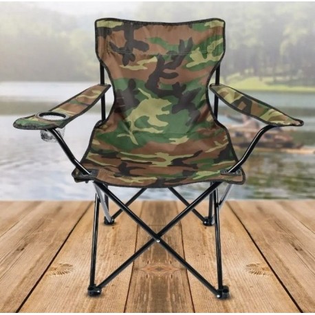 Стул-кресло складное камуфляжное для рыбалки и охоты оптом-7
