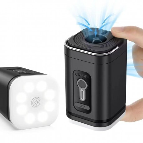 Портативный аккумуляторный воздушный насос 2 в 1 с 5 воздушными форсунками-1