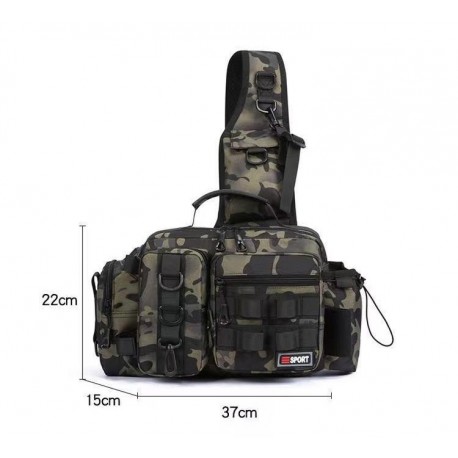 Сумка-Рюкзак камуфляжный для рыбалки и охоты-4