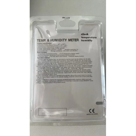 Домашняя метеостанция HTC-2 с выносным датчиком и часами оптом-4