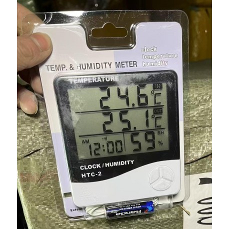 Домашняя метеостанция HTC-2 с выносным датчиком и часами оптом-5