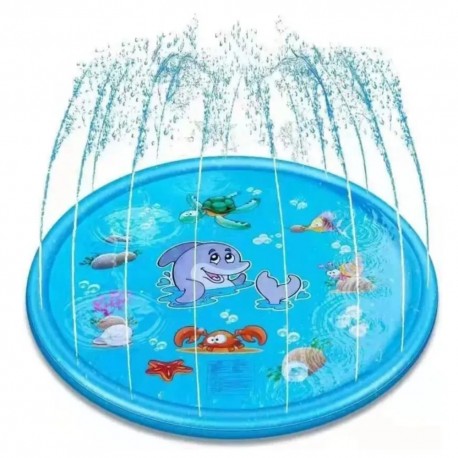 Надувной бассейн-фонтан для детей 100 см оптом-1